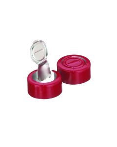 DWK WHEATON® Unlined Aluminum Seal, 13mm, Red, Tear-Off