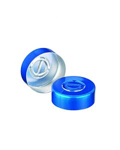 DWK WHEATON® Unlined Aluminum Seal, 20mm, Blue, Tear-Off