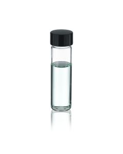 DWK WHEATON® LAB FILE® Sample Vials, 8mL Standard Vials With Caps Attached, Clear, 14B Rubber