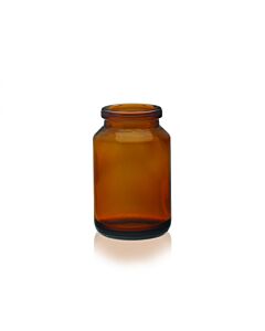DWK WHEATON® UNI-DOSE® Bottle and Vial, Amber Glass Bottle, 15 mL
