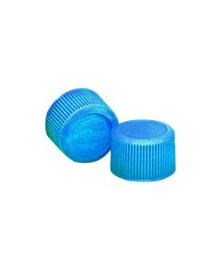 DWK WHEATON® Linerless Leak Resistant Screw Cap, Blue, 20-410