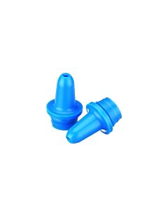 DWK WHEATON® Extended Controlled Dropper Tip, 13mm, Blue, Case of 100