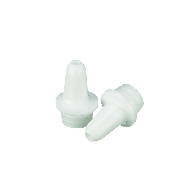 DWK WHEATON® Extended Controlled Dropper Tip, 13mm, White, Case of 100