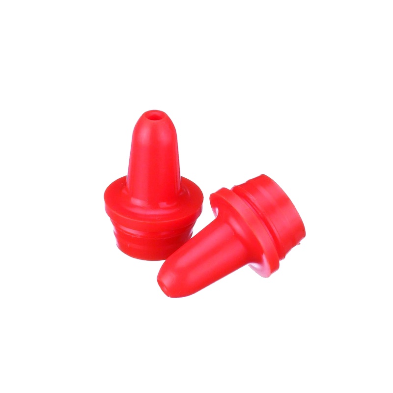 DWK WHEATON® Extended Controlled Dropper Tip, 15mm, Orange, Case of 100