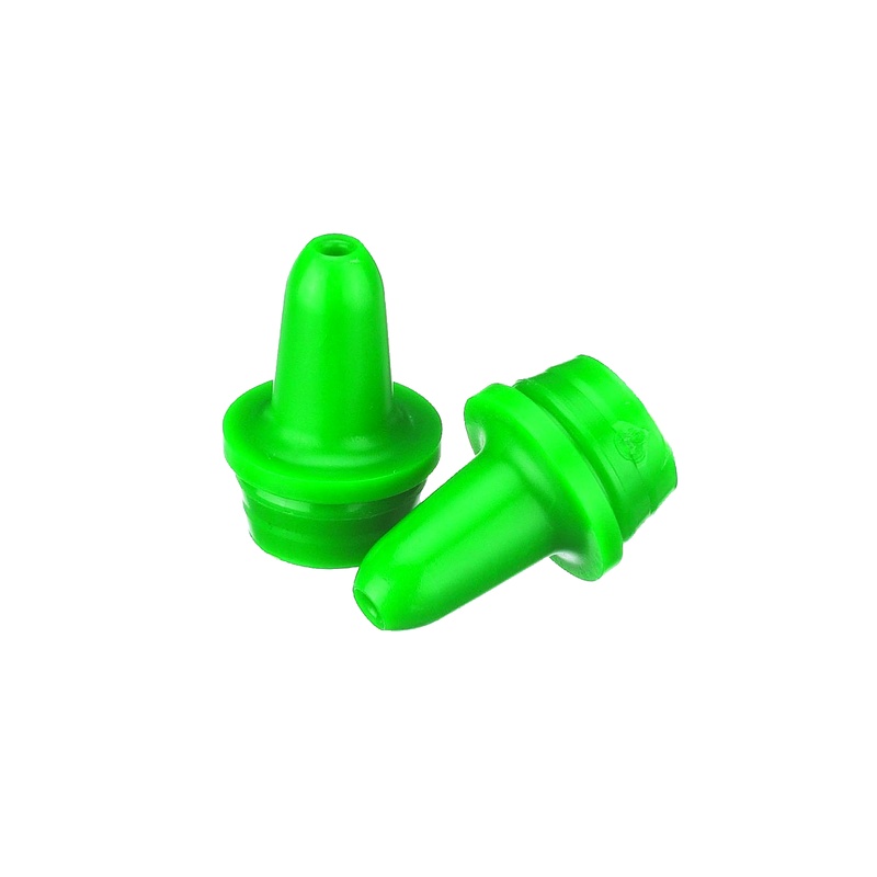 DWK WHEATON® Extended Controlled Dropper Tip, 15mm, Green, Case of 100