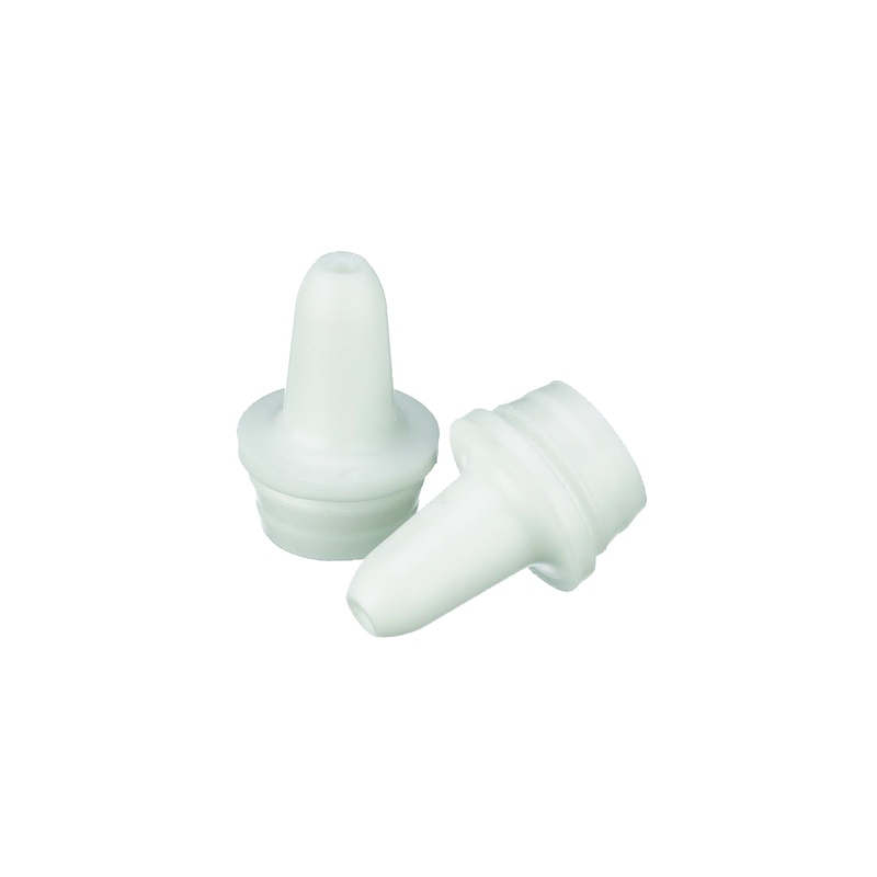 DWK WHEATON® Extended Controlled Dropper Tip, 15mm, White, Case of 100