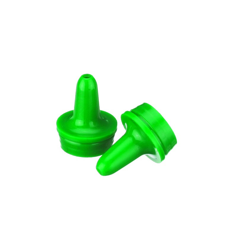 DWK WHEATON® Extended Controlled Dropper Tip, 20mm, Green, Case of 100