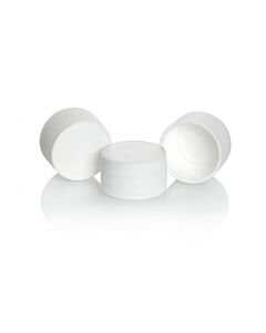 DWK WHEATON® Cap, diagnostic, white, polypropylene, linerless, 22 R3