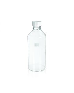 DWK WHEATON® Roller bottle With 45mm White Polypropylene Screw Cap, 1760 mL