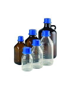DWK WHEATON® LAB 45™ Reagent Bottles, Amber Soda-lime Glass, 250mL