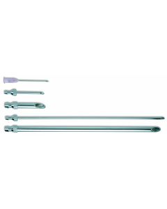 DWK Wheaton SOCOREX® DOSYS™ Syringe Short Vent Cannulas, Chrome Plated, 10 mL