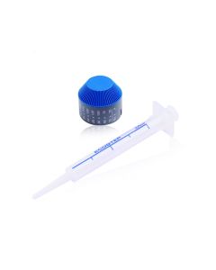 DWK Wheaton 3.75 mL Syringe, Disposable, PP Blu