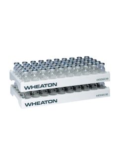DWK WHEATON® Polypropylene Vial Racks, 50 Positions, 30 mm Open ID