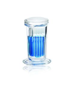 DWK WHEATON® 5-10 Slide Unit Coplin Staining Jar, with Glass Cover