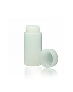 DWK WHEATON® Liquid Scintillation HDPE Vials, Caps Packaged Separately, PE Cap, Linerless, Case of 500, 20 mL