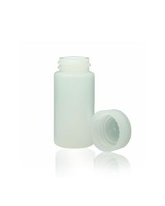 DWK WHEATON® Liquid Scintillation HDPE Vials, Caps Packaged Separately, PE Cap, Linerless, Case of 1000, 20 mL