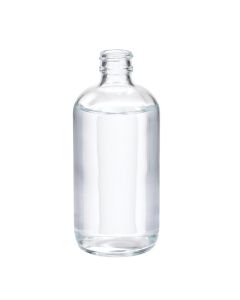 DWK WHEATON® Boston Round Bottle, 8oz, clear, without cap, no liner, case of 108