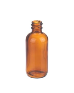DWK WHEATON® Boston Round Bottle, 2oz, amber, without cap, no liner, case of 288