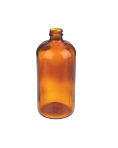 DWK WHEATON® Boston Round Bottle, 32oz, amber, without cap, no liner, case of 30