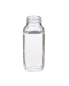 DWK WHEATON® French Square Bottle, 16 oz, No Cap, Case of 40