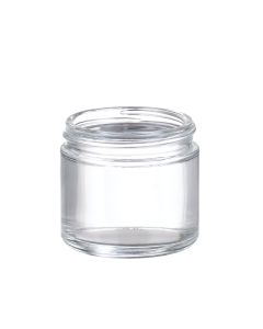 DWK WHEATON® Clear Straight Sided Jar, Without Cap, Case of 144, 2 oz