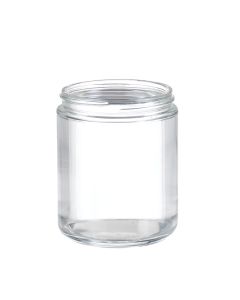 DWK WHEATON® Clear Straight Sided Jar, Without Cap, 8 oz