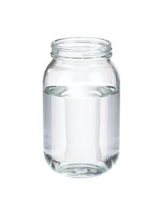 DWK WHEATON® Standard Clear Wide Mouth bottle, 16oz, Without Cap, No Liner