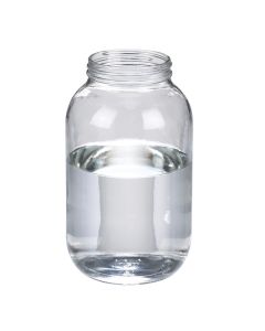 DWK WHEATON® Standard Clear Wide Mouth bottle, 65oz, Without Cap, No Liner