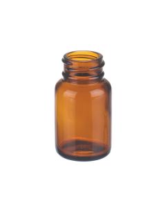 DWK WHEATON® Wide Mouth Type III Amber Packer, 1oz, Without Cap