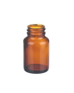 DWK WHEATON® Wide Mouth Type III Amber Packer, 2oz, Without Cap