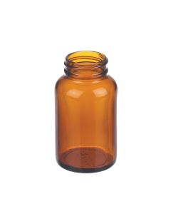 DWK WHEATON® Wide Mouth Type III Amber Packer, 4oz, Without Cap
