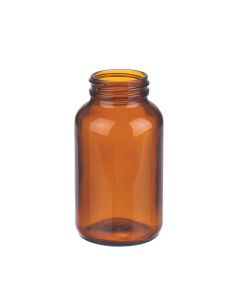 DWK WHEATON® Wide Mouth Type III Amber Packer, 8oz, Without Cap