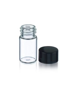 DWK WHEATON® LAB FILE® Sample Vials, Shorty Vials With Caps Attached, 2 mL, PTFE / 14B Rubber