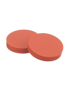 DWK WHEATON® Septa for Open Top Caps, Plain Septa, Red PTFE Faced Silicone, 8 mm
