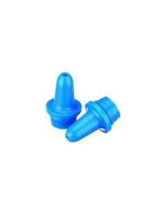 DWK WHEATON® Extended Controlled Dropper Tip, 13mm, Blue, Case of 1000