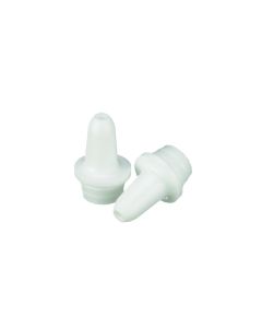 DWK WHEATON® Extended Controlled Dropper Tip, 13mm, White, Case of 1000