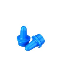 DWK WHEATON® Extended Controlled Dropper Tip, 15mm, Blue, Case of 1000