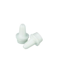 DWK WHEATON® Extended Controlled Dropper Tip, 15mm, White, Case of 1000