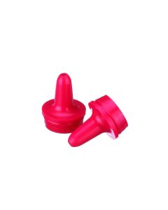 DWK WHEATON® Extended Controlled Dropper Tip, 20mm, Red, Case of 1000