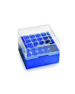 DWK WHEATON® KEEPIT® Freezer Boxes, KeepIT®-25 For External Thread Vials, Blue