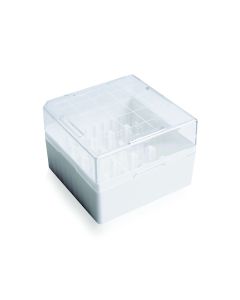 DWK WHEATON® KEEPIT® Freezer Boxes, KeepIT®-25 For External Thread Vials, White