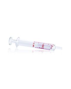 DWK Wheaton SOCOREX® DOSYS™ All-Glass Syringe, Glass Luer Nozzle, 0.1 - 1 mL