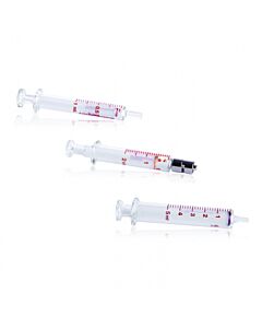 DWK Wheaton SOCOREX® DOSYS™ All-Glass Syringe, Glass Luer Nozzle, 0.2 - 5 mL
