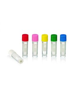DWK WHEATON® CRYOELITE® Cryogenic Vials With Pre-inserted Barcodes, Green, 2 mL