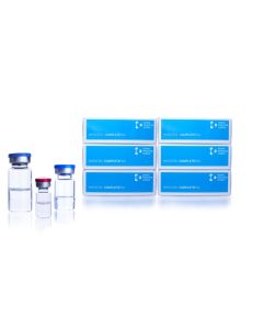 DWK WHEATON® COMPLETEPAK Kit, 2mL Clear Sterile Vial (278), 13mm Ultra Pure Sterile Serum Stopper (285), Sterile Blue Seal (285)