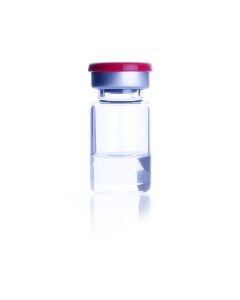 DWK WHEATON® COMPLETEPAK Kit, 5mL Clear Sterile Vial (120), 20mm OmniFlex 3G Sterile Serum Stopper (125), Sterile Red Seal (125)