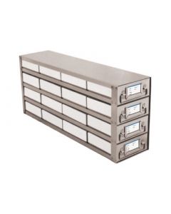 Crystal Industries Drawer Rk For 2" Bxs, 4x4